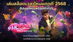 ค่ายดังมาแรง รวมเกมสล็อตคุณภาพ เกมชั้นนำค่ายเกมดัง 7 เล่นสล็อตเวลาไหนแตกดี 2568