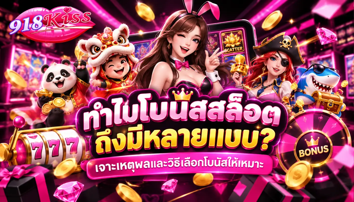 เครดิตฟรี twitter ใหม่ ล่าสุด แจกจริงรับง่ายทุกยูส 3 ทำไมโบนัสสล็อตถึงมีหลายแบบ